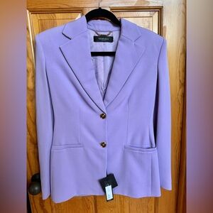 Versace Lavender Single-Button Tailored BlazerNWT STUNNING!